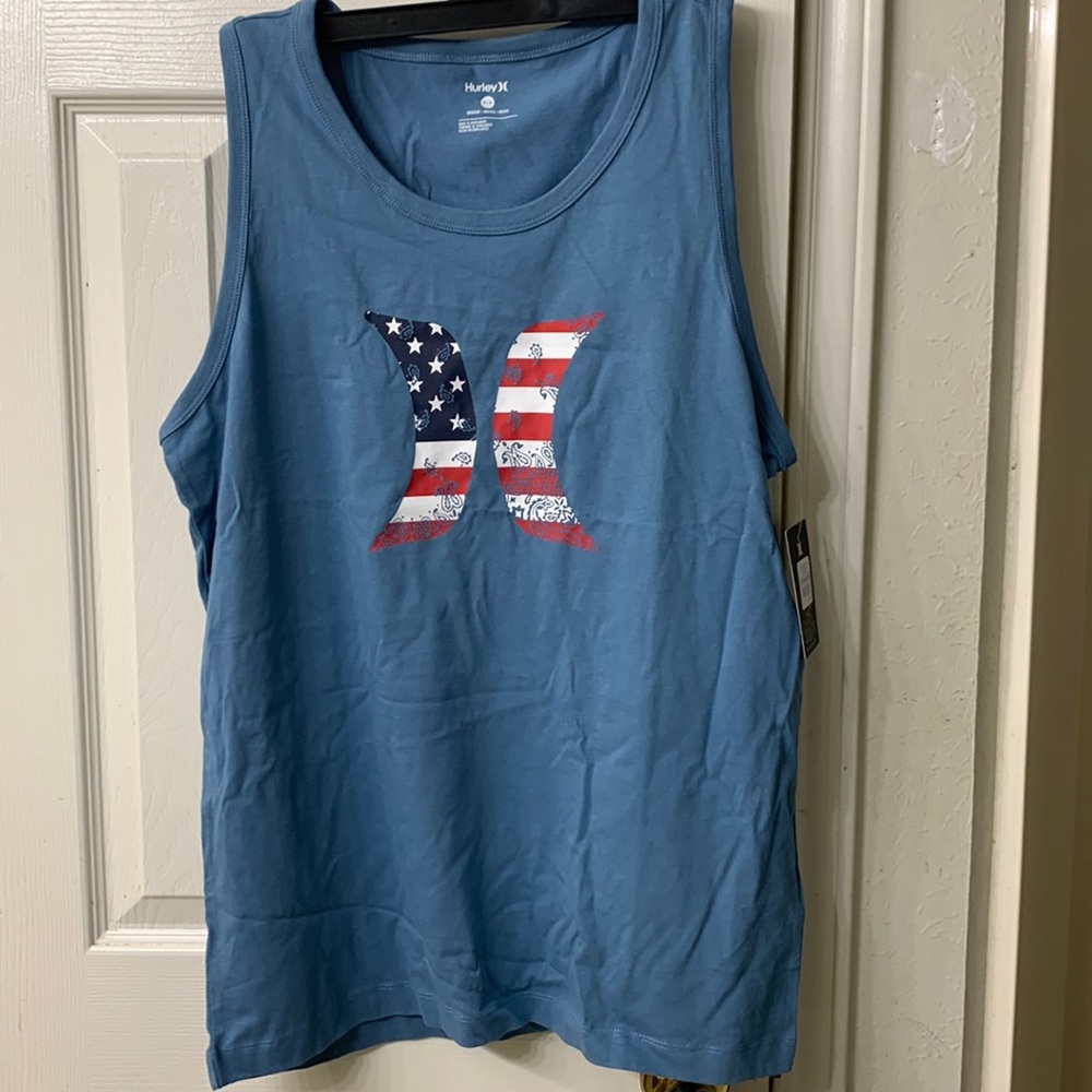 Hurley Red White & Blue Tank